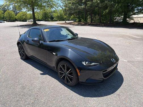Jet Black Mica 2025 Mazda MX-5 Miata RF Grand Touring