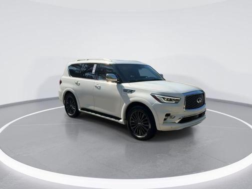 Moonstone White 2023 INFINITI QX80 SENSORY