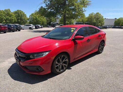 Red 2020 Honda Civic Sport