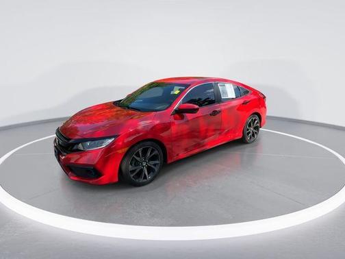 Red 2020 Honda Civic Sport