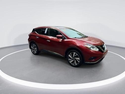 Red 2018 Nissan Murano Platinum
