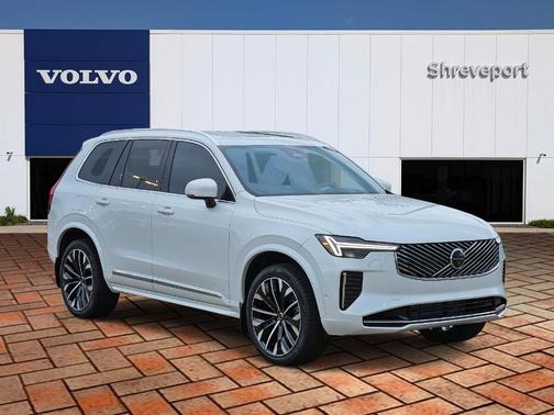 Crystal White Metallic 2025 Volvo XC90 Plug-In Hybrid T8 Plus 7-Seater