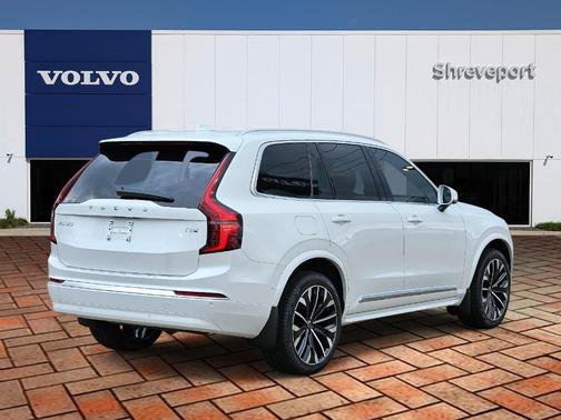 Crystal White Metallic 2025 Volvo XC90 Plug-In Hybrid T8 Plus 7-Seater