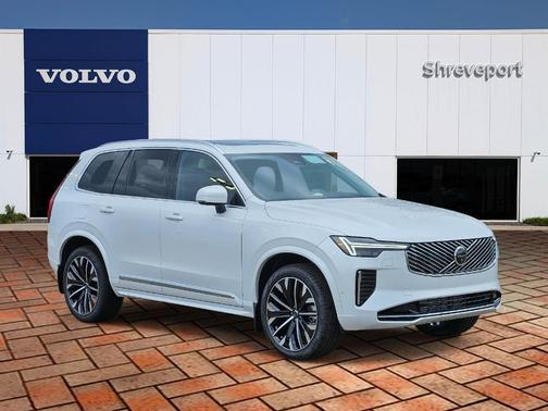 Crystal White Metallic 2025 Volvo XC90 Plug-In Hybrid T8 Ultra 7-Seater