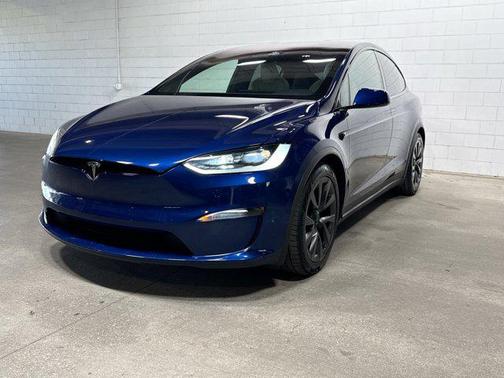Deep Blue Metallic 2024 Tesla Model X Long Range