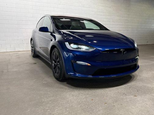 Deep Blue Metallic 2024 Tesla Model X Long Range