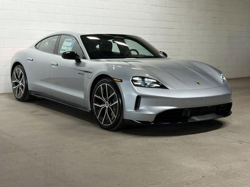 Dolomite Silver Metallic 2026 Porsche Taycan Black Edition