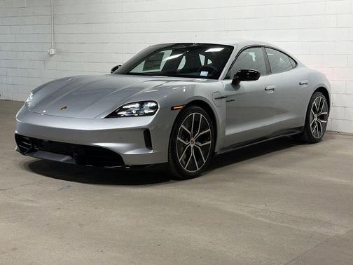 Dolomite Silver Metallic 2026 Porsche Taycan Black Edition