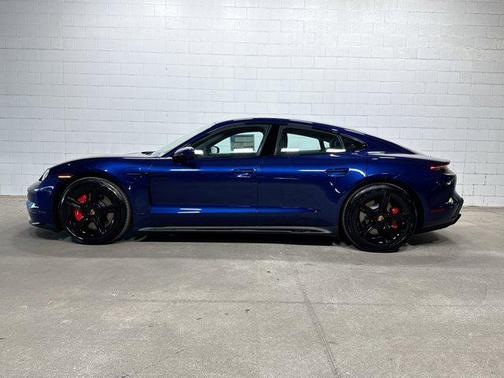 Gentian Blue Metallic 2026 Porsche Taycan GTS