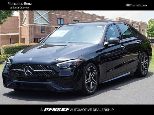 Black 2025 Mercedes-Benz C-Class C 300