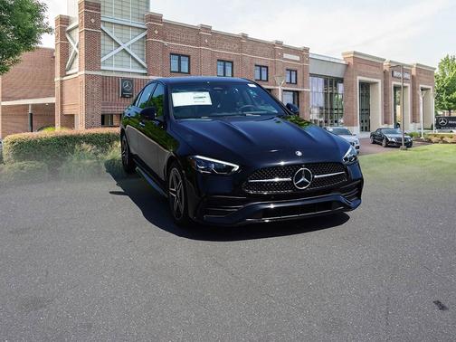 Black 2025 Mercedes-Benz C-Class C 300