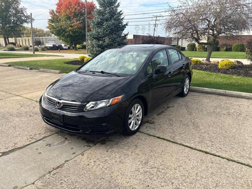 Crystal Black Pearl 2012 Honda Civic EX