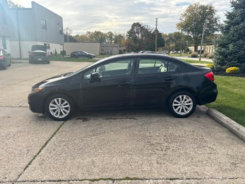 Crystal Black Pearl 2012 Honda Civic EX