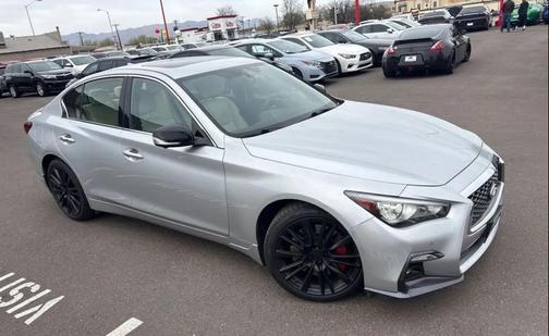 Liquid Platinum 2019 INFINITI Q50 3.0t RED SPORT 400