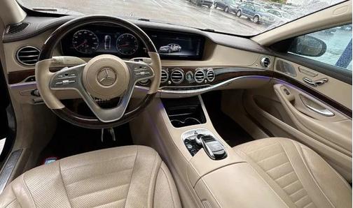 Blue 2018 Mercedes-Benz S-Class 4MATIC