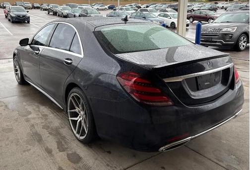 Blue 2018 Mercedes-Benz S-Class 4MATIC