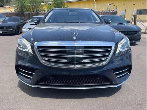 Blue 2018 Mercedes-Benz S-Class 4MATIC