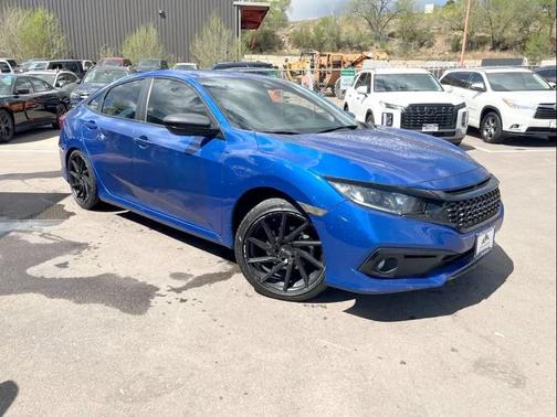 Aegean Blue Metallic 2020 Honda Civic Sport