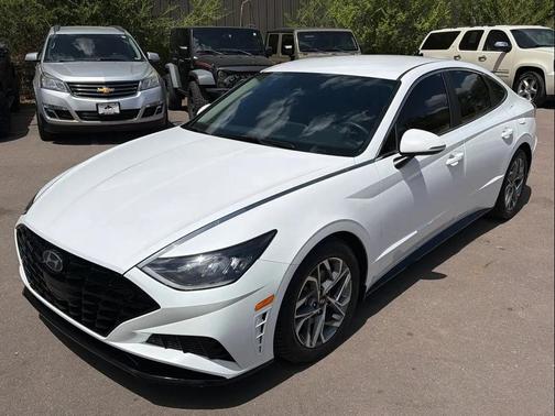 Quartz White 2020 Hyundai SONATA SEL