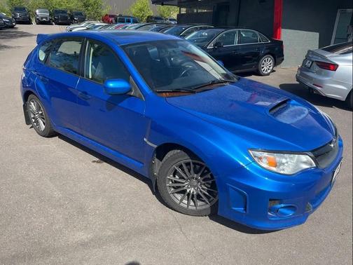 Blue 2014 Subaru Impreza WRX Premium