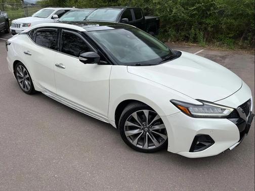 Pearl White Tricoat 2020 Nissan Maxima 3.5 Platinum