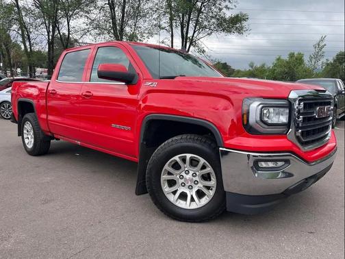 Red 2017 GMC Sierra 1500 SLE