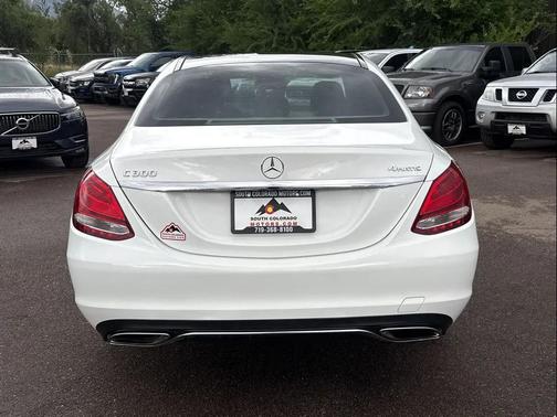 White 2017 Mercedes-Benz C-Class C 300 4MATIC Sport