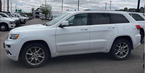 Bright White Clearcoat 2015 Jeep Grand Cherokee Summit