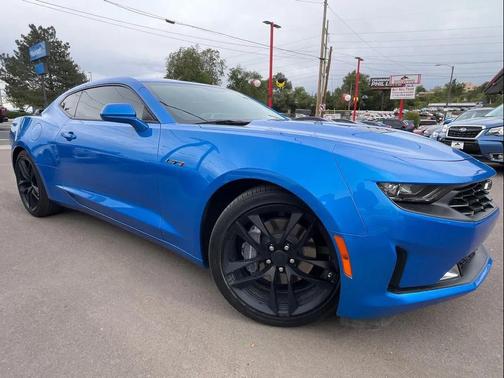 Riptide Blue Metallic 2024 Chevrolet Camaro RWD Coupe LT1