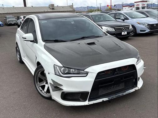 Wicked White 2015 Mitsubishi Lancer Evolution GSR