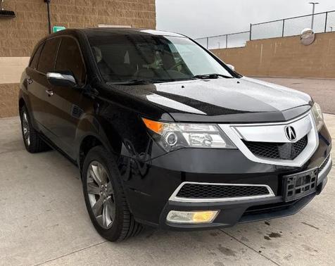 Crystal Black Pearl 2011 Acura MDX 3.7L