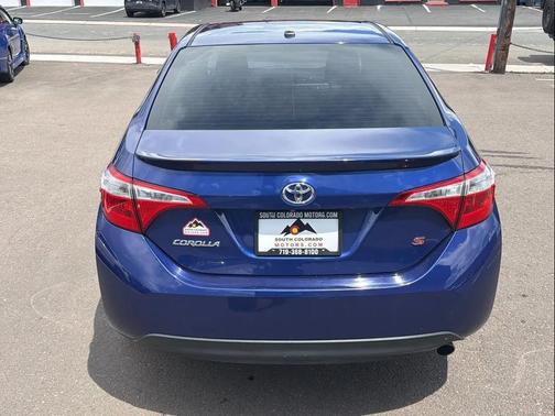 Blue Crush Metallic 2016 Toyota Corolla S Plus