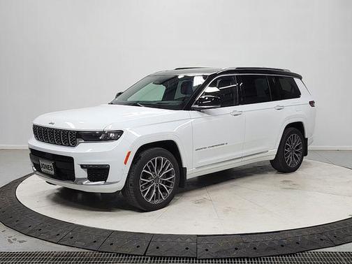 Bright White Clearcoat 2023 Jeep Grand Cherokee L Summit Reserve