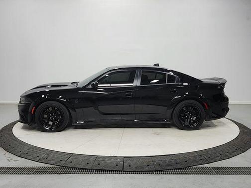 Pitch Black Clearcoat 2023 Dodge Charger SRT Hellcat