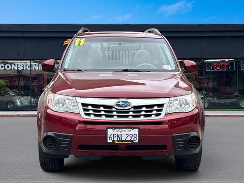 RED 2011 Subaru Forester 2.5 X Premium