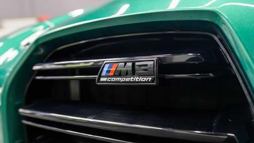 Isle of Man Green Metallic 2021 BMW M3 Competition