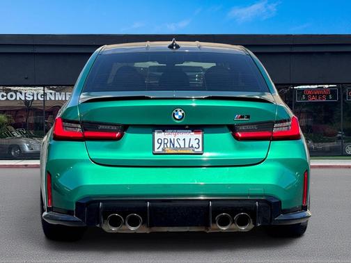 Isle of Man Green Metallic 2021 BMW M3 Competition