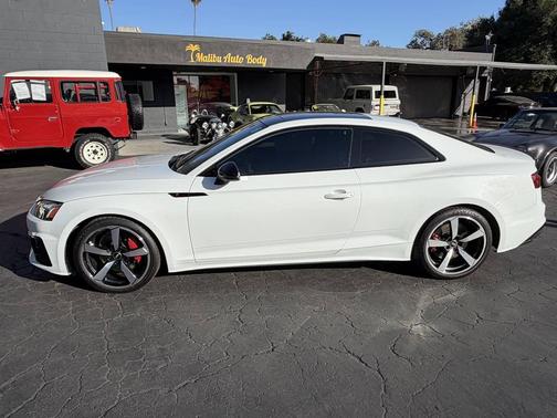 Glacier White Metallic 2024 Audi A5 45 S line Premium Plus