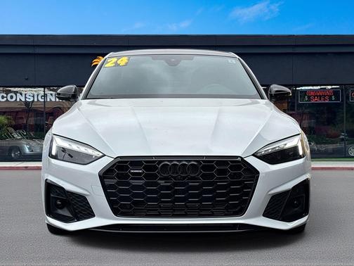 Glacier White Metallic 2024 Audi A5 45 S line Premium Plus