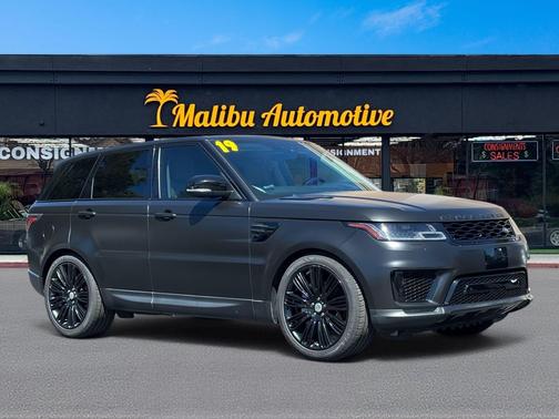 BLACK 2019 Land Rover Range Rover Sport SE