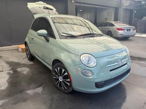 GREEN 2012 FIAT 500 Pop