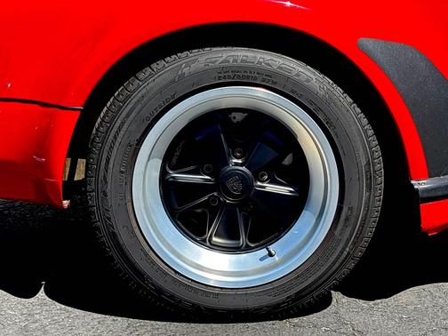 RED 1987 Porsche 911 Turbo