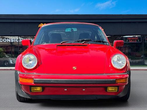 RED 1987 Porsche 911 Turbo