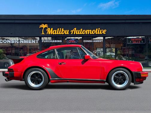 RED 1987 Porsche 911 Turbo