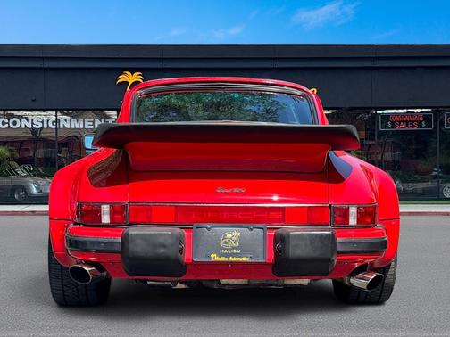 RED 1987 Porsche 911 Turbo
