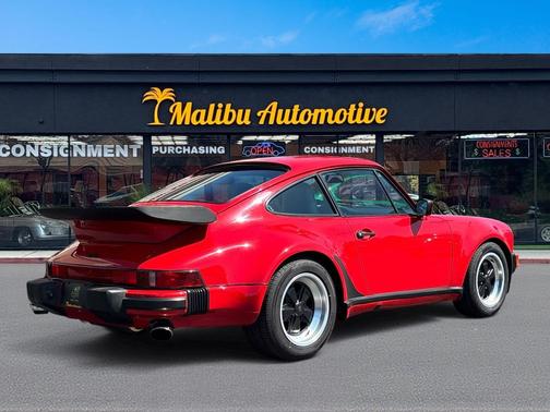 RED 1987 Porsche 911 Turbo