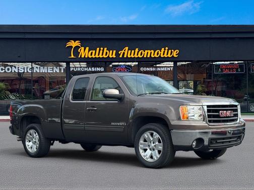 BEIGE 2007 GMC Sierra 1500 SLT Extended Cab