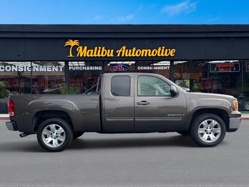 BEIGE 2007 GMC Sierra 1500 SLT Extended Cab