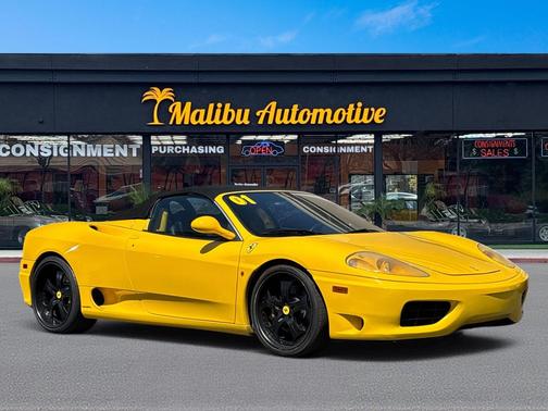 YELLOW 2001 Ferrari 360 Spider F1