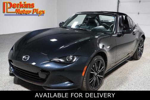 Black 2025 Mazda MX-5 Miata RF Grand Touring